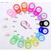 HBselect Pacifier Strap & Chain Clip - 16 pcs Silicone Ring Adapter for Baby Boy & Girl | Durable & Safe Pacifier Holders - Buy Online on GoSupps.com
