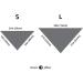 Lionet Paws Autumn Dog Bandana - Red Leaves Triangle Scarf for Small Medium & Large Dogs - Buy Online on GoSupps.com