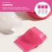 Beaupretty 3pcs Highlight Comb Set Hair Oiling & Coloring Bottle Comb for Effortless Styling | Pink with Scale | Perfect for Hair Care - Buy Online on GoSupps.com