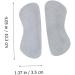 FRCOLOR 4 Pairs Suede Shoe Grips & Heel Pads for Women - Adhesive Inserts for Kitten Heels & Dressy Shoes - Cushion Comfort for Boots - Grey 10.7x3.5cm - Buy Online on GoSupps.com