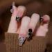 Temperament manicure wearing a hand-made gradient camellia manicure explosions show white butterfly nail.(M) - Buy Online on GoSupps.com