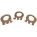 Wendysun 2pcs Elephant Shape Cartoon Wood Teether Set - Natural Beech Teething Toy for Babies - Buy Online on GoSupps.com