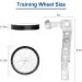 Ejoyous Adjustable Training Wheels for Kids Bikes - Fits 16-22 Inch Bicycles - Silver White - Buy Online on GoSupps.com