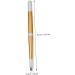 DRESSOOS Supply Pencil Manual Make Makeup Eyebrow Professional Aluminium Alloy Microblading Pen Embroidered 14.2x0.9cm Golden - Buy Online on GoSupps.com