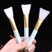 Silicone Facial Mask Brush - Hairless Face Makeup Applicator for DIY Masks | Cosmetic Brush in Blue - Buy Online on GoSupps.com