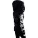 Punk Gothic Black Hoodie with Eyelet Zip-up - Women's Oversized Coat (4X-Large) - Buy Online on GoSupps.com