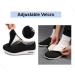 EDCYF Men's Wide Diabetic Shoes with Adjustable Closure - Orthopedic Pain Relief for Swollen Feet - Size 8 Wide, Black - Buy Online on GoSupps.com