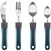 Adaptive Weighted Silverware Set for Elderly & Disabled - Easy Grip Utensils for Parkinson's, Arthritis & Weak Hands - Buy Online on GoSupps.com
