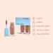 ALLEYOOP Multi-Mood Lip Trio: Lip Gloss, Cream, & Matte Lipsticks - Shea Butter Formula for Smooth, Soft Lips - Brand Nude (Peachy Nude) - Buy Online on GoSupps.com