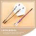 Beaupretty 9-Piece Spoolie Brush Set for Eye Makeup - Double-Tiered Comb & Eyelash Applicator - Perfect for Professional & At-Home Use - Buy Online on GoSupps.com