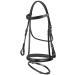 Premium Start Diamond Bridle for Horses - English Combined Riding Stitches Leather Reins 19mm Belt Wings - Ideal for Pony Thoroughbred and Warmblood - Stylish Black Bangs - Buy Online on GoSupps.com
