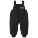 Happy Cherry Baby Winter Pants Newborn Boys Girls Overall Ski Trousers Infant Warm Snow Bib Pant Toddler Windproof Padded Snowsuit Bottoms Elastic Buttom Zipper Outerwear Outftis Clothes 80 A- Blcak