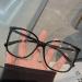 Zhuyiqz oversized reading glasses anti-blue light computer reader presbyopia glasses clear view flat light mirror (color: Balck size: +250) +250 Balck