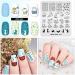 KADS Nail Art Stamping plate Nail Template Nail Art Design Tool Nail DIY Design Image Plate (ZO011) - Buy Online on GoSupps.com