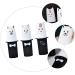 Buy STOBAZA 6 Pcs Travel Toothbrush Case - Cartoon Design Compact & Portable Toothbrush Holder Black & White (1 Pack) - Ideal for International Shipping - Buy Online on GoSupps.com