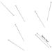 1000PCS Stainless Steel Straight Pins with Plastic Box - Fine Satin Flat Head Pins for Sewing Crafts & Jewelry Making - Buy Online on GoSupps.com