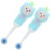 Sewoart 2st children's toothbrush with soft bristle Bulk toothbrushes Children's toothbrush for the mouth & travel toothbrush toothbrush for toddlers children's toothbrushes large toothbrushes for children 1 piece (1 pack) sky blue
