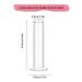 Acrylic Scrunchie Holder Stand | Clear Hair Tie Organizer & Bracelet Display | T-Bar Scrunchy Tower for Girls - Buy Online on GoSupps.com