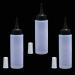 Neikafan 3 Pcs Hair Oil Applicator Bottle 150ml Plastic Oil Bottle for Hair Squeeze Oil Applicator Bottle with Tip Hair Dye Kit Bottle for Salon Hair Care Coloring