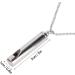 Breathing Necklace for Anxiety Relief | Calming Whistle Necklace for Meditation | Silver Wearable Jewelry - Buy Online on GoSupps.com