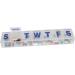 EZY DOSE 3XL Jumbo Weekly Pill Organizer - 7-Day Medicine & Vitamin Box Easy Open White Translucent - 2 Pack - Buy Online on GoSupps.com