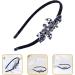 FRCOLOR Embellished Headband Crystal Rhinestones Fashion Headband Women Rhinestone Flower Headband Wedding Party Hair Hoop Band Hairband Headwear Flower Hair Accessories Color 4 - Buy Online on GoSupps.com