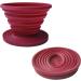 Zhuohai Collapsible Silicone Coffee Dripper - Reusable Filter Cone for Home, Office, Backpacking, Hiking, Camping & Outdoor Survival - Buy Online on GoSupps.com