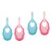 Fomiyes 4 pieces baby toothbrush toothbrushes for children travel toothbrush for children children's teeth cleaning tools household child toothbrush toddler girls brushing teeth portable accessories