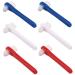 Iwowhero 6st double-headed toothbrush simple prosthesis brush Small toothbrush denture denture denture brush false teeth cleaning brush cleaning tool dentures hard 1 piece (1 Pack)