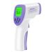 Digital Thermometer for Adults and Kids  Forehead/Infrared Thermometer  Non Contact Thermometer with Fever Alarm Silent Mode  2 in 1 Mode (White)