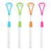 Pack of 4 tongue cleaners tongue brush tongue scraper BPA-free soft tongue cleaning brush for oral hygiene and fresh breath