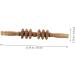 Buy Minkissy 3-Piece Six-Wheel Wood Massager - Neck Shoulder Foot & Abdominal Massage Device | Handheld Manual Massage Tools for Ultimate Relaxation - Buy Online on GoSupps.com