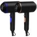 Professtional Hair Dryer Portable Hair Dryer Ionic Hair Dryer 2000W Hot and Cold Blow Dryer with 2 Replaceable Nozzles 3 Speeds Cool Button Low Noise Lightweight for Home Use Travel Blue - Buy Online on GoSupps.com