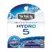 Schick Hydro 5 Sense Hydrate Razor Refills for Men, 4 Count (Pack of 1) 4 Count (Pack of 1) Hydrate