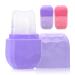 THBRO Ice Roller for Face and Eye, Facial Beauty Ice Roller Skin Care Tools, Silicone Face Ice Mold (Purple)