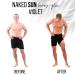 Naked Sun Honey Glow Violet 8oz Spray Tan Solution - Airbrush Sunless Self Tan - Buy Online on GoSupps.com