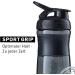 BlenderBottle SportMixer Tritan Protein Shaker Bottle - BPA Free Black - Perfect for Fitness Shakes & Water - Buy Online on GoSupps.com