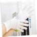 OKUMEYR 12 Pairs Moisturizing Food Handling Glove Hair Dye White Kitchen Hair Dyeing Dry Hands White Work Spa XL:24X11cm White - Buy Online on GoSupps.com