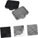 Ciieeo 8 Pcs Soap Drainer Anti-slip Soap Holder Household Soap Rack Silicone Soap Dish Soap Bar Holder for Shower Soap Dish for Shower Silicone Soap Holder Drain Silica Gel Decorate Black Greyx4pcs 12.2X10X2.2CMx4pcs - Buy Online on GoSupps.com