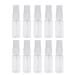 Besportble 20 ml Travel Dispenser bottles Clear empty spray bottles Dispensing bottles large for flight airport vacation lotion adult men women-10 pieces