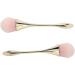 Soft Hair Loose Powder Brush Fashionable Cosmetic Tool for Makeup Applicable for Home and Powder Room (Gold) - Buy Online on GoSupps.com