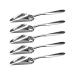5Pcs Pet Bird Parrot Hand-Feeding Food Milk Powder Spoons Stainless Steel Spoons Bird Feeder