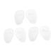 Didiseaon 3 Pairs Silicone Forefoot Pad Womens Clear Heels Insoles for Heels Metatarsal Pads Plantar is Unusual Anti-Slip Sole Pad White Non-Slip Support Pad Child Pu Polyurethane