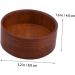 Frcolor Large Wooden Soap Bowl for Shaving | Premium Barber Soap Shell | Travel-Friendly Bamboo Shaving Tool for Men - Buy Online on GoSupps.com