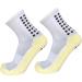 AMONIDA Non-Slip Mid Socks for Football - 1 Pair White | Premium Comfort & Performance - Buy Online on GoSupps.com