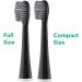 Full Black Flossing Toothbrush Head Replacement for Waterpik Sonic Fusion SF-01 SF-02 SF-03 SF-04 Combo Brush Heads (3 Packs) - Buy Online on GoSupps.com