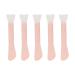 Double Head Silicone Mask Brush Skin Friendly Portable Safe and Washable Comfortable Handle with PV Adjusting Stick for Face Body Lotion DIY Make Up Mask Brush Facial Silicone