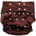 Washable Adult Diaper Nappies for Overnight Protection - Reusable Cloth Diaper for Elderly Care - Easy to Dry/Wash (Coffee) - Buy Online on GoSupps.com