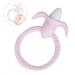 Infant Silicone Teether - BPA Free Soft Pink Teething Toy for Toddlers | Safe Chewing & Soothing Solution - Buy Online on GoSupps.com