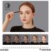 TUSHENGTU 6.5 10x Magnifying Lighted Makeup Mirror with Adjustable Goosenecks - Dimmable Intelligent Lighting, Portable Clip-on Design (White 10X) - Buy Online on GoSupps.com